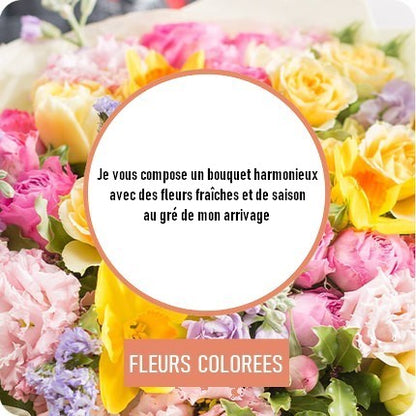 Bouquet ❀ Fleurs colorées ❀