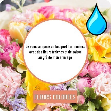Bouquet ❀ Fleurs colorées ❀